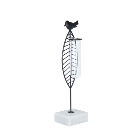 Avian Black Leaf Bud Vase Planter – Maison Modern