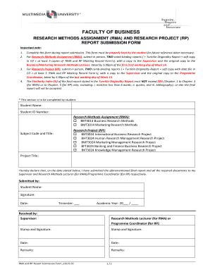 Fillable Online fob mmu edu RESEARCH METHODS ASSIGNMENT (RMA) AND ...