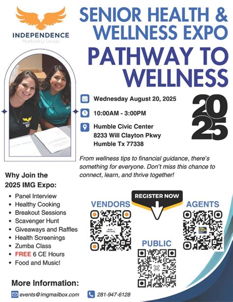 Senior Health and Wellness Expo - Pathway to Wellness, Humble Civic ...