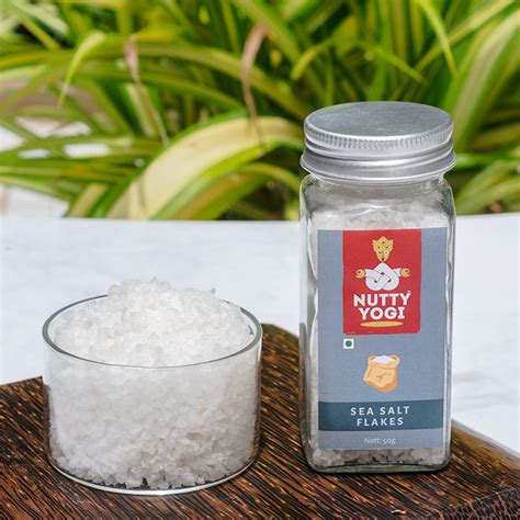 Buy Sea Salt Flakes Or Crystals Online - Nutty Yogi