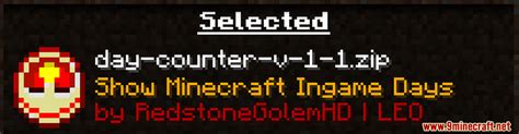 Minecraft Day Counter 的图像结果