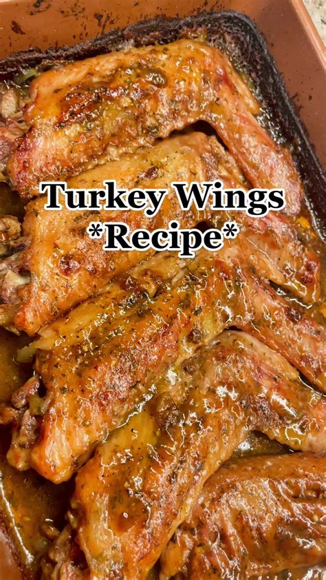 Turkey Wings Recipe - Delicious Baked Turkey Wings