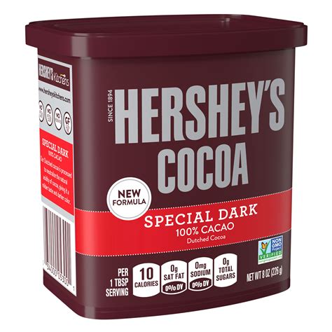 HERSHEY'S Special Dark Cocoa Baking Powder 8oz Canister