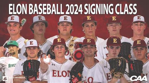 Elon Baseball Announces 12 Signings For 2024 Class - Elon University ...