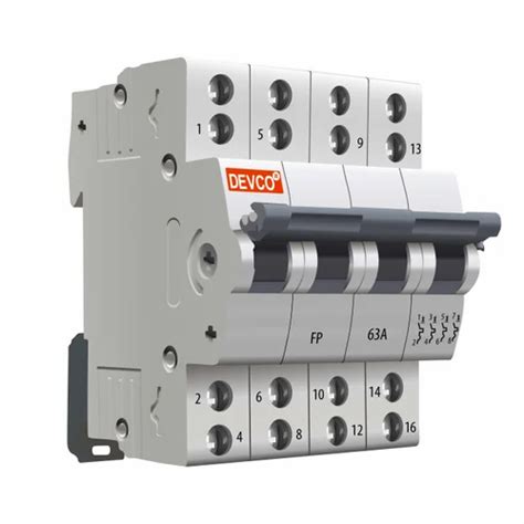 Miniature Circuit Breaker - Four Pole Mcb Changeover Switch 40A & 63A ...