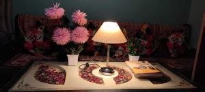 ROYAL DÉCOR Ocean Lamp Stand Metal Stand Aluminum and Wood Table Lamp ...