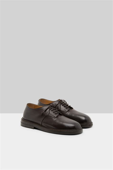 Men's Brown Leather Derby Shoes Nasello - Marsèll