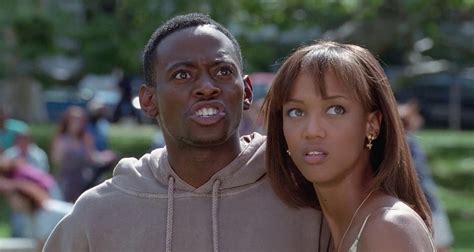 Omar Epps and Tyra Banks