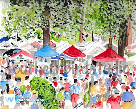 Ole Miss The Grove Map