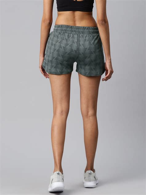 Alcis Women Printed Training or Gym Sports Shorts AAWSHOSM00065301