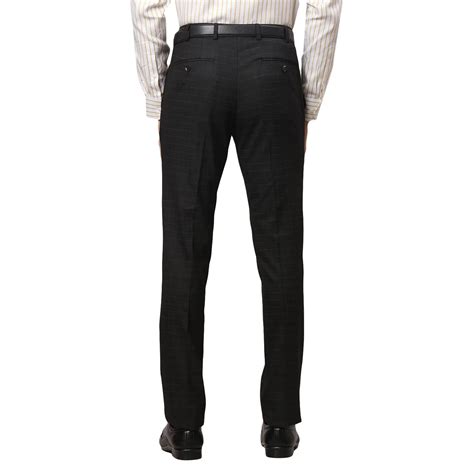 Raymond Men Grey Slim Fit Checks Polyester Blend Trouser – MyRaymond