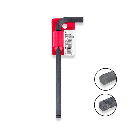 BONDHUS 8mm Allen Key Ball End Hex Long Arm 15772 - RDG Tools