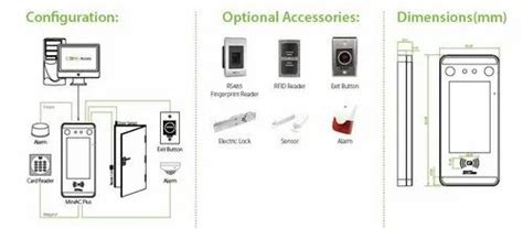 ZKTeco Face Recognition Device - FaceDepot 8AL Advanced AI Face Device ...