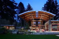 Suburban House Design by Modern Industrial Suburban House In Seattle With Curved Suburban House Design