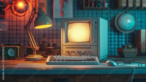 Image result for Retro Computer Set Up