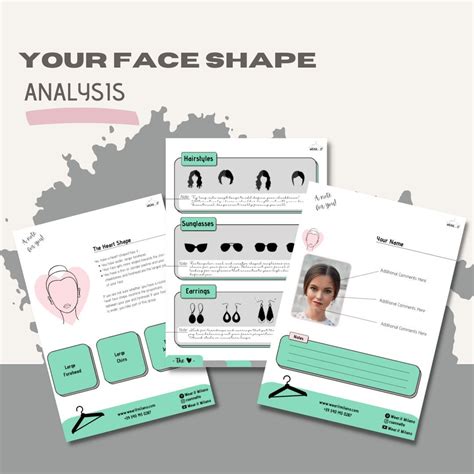 Buy YOUR Face Shape Analysis Face Type Guide to Hairstyles Sunglasses ...