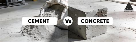 difference between concrete and cement | Simple Guide