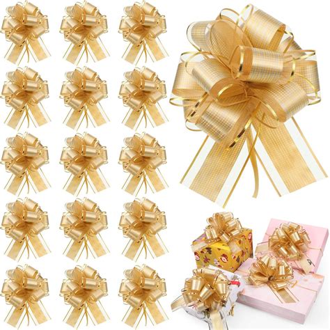 Amazon.com: PACKHOME 15 Christmas Extra Large Gift Bows, 7.5 inches ...