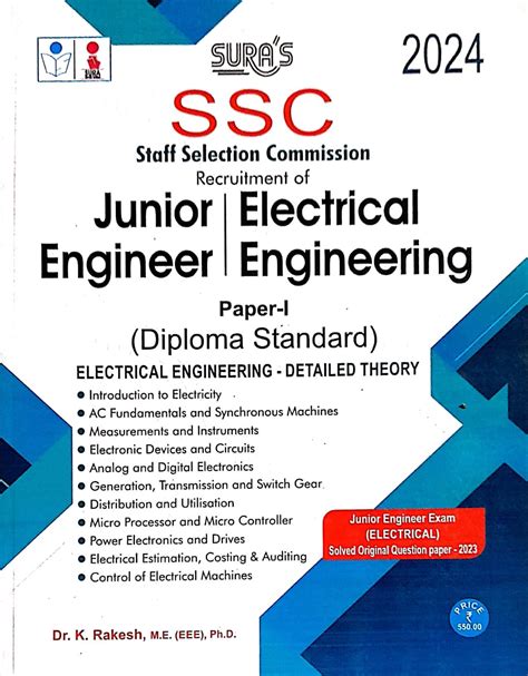 Routemybook - Buy SURA`S SSC Junior Engineer Electrical Engineering ...