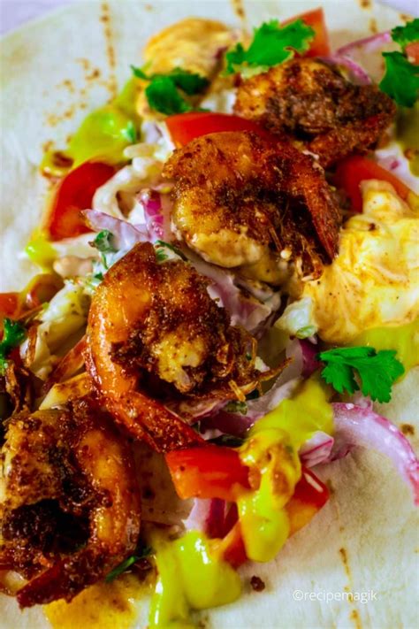 Baja Shrimp Tacos Recipe - RecipeMagik