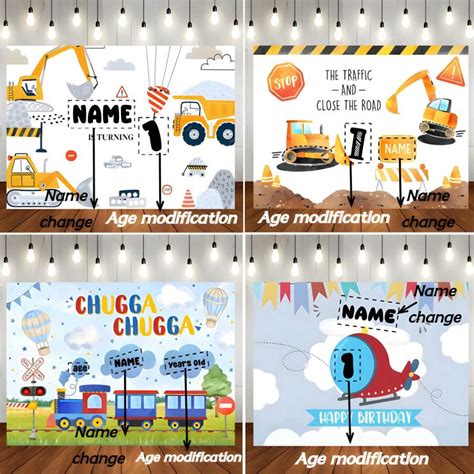 Decoración de fiesta de cumpleaños personalizada con diseño de nombres ...