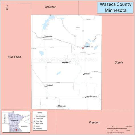 Waseca County Land Map at Judy Acosta blog