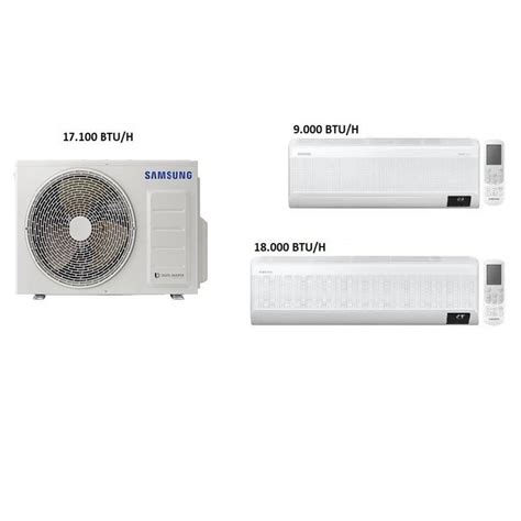 Samsung Windfree Duvar Tipi Multi Klima 9+18 Btu/H + 5 Kw Dış