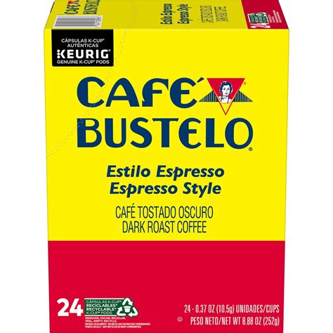 Free Shipping! Cafe Bustelo Espresso Style Dark Roast Coffee K-Cup Pods ...