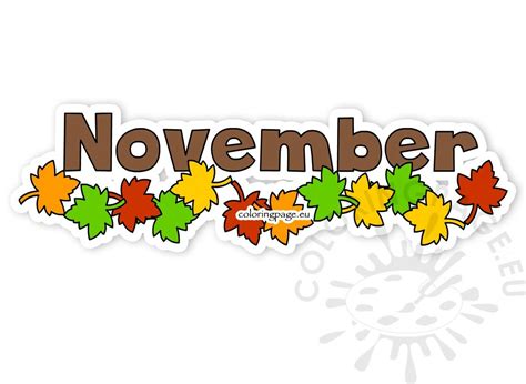 clip art for november month 18 free Cliparts | Download images on ...