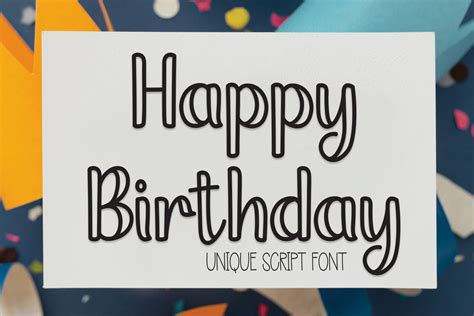 Happy Birthday Font by william jhordy · Creative Fabrica