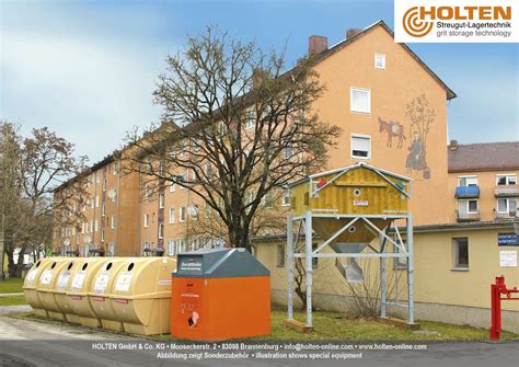 Silos mobili per lo stoccaggio e il carico di ghiaia | HOLTEN