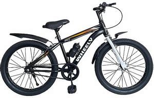 Wheely Bold, 20T Kids Bike, 12 Inch Frame, Black, with Bottle and ...