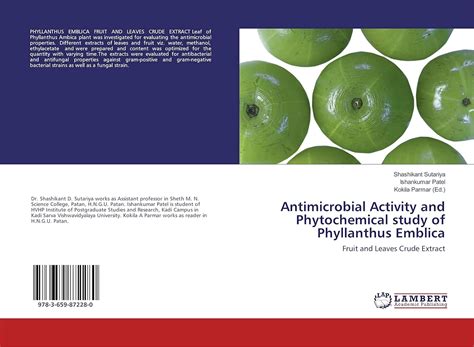 Antimicrobial Activity and Phytochemical study of Phyllanthus Emblica ...