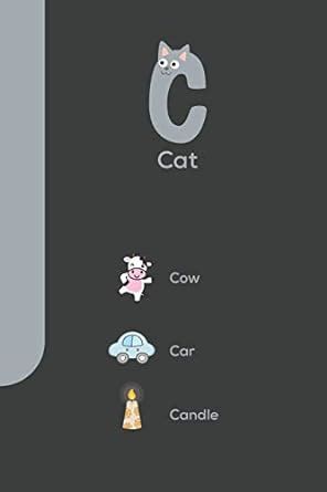 Alphabet Notebook Letter "C" for Children : Amazon.in: Books
