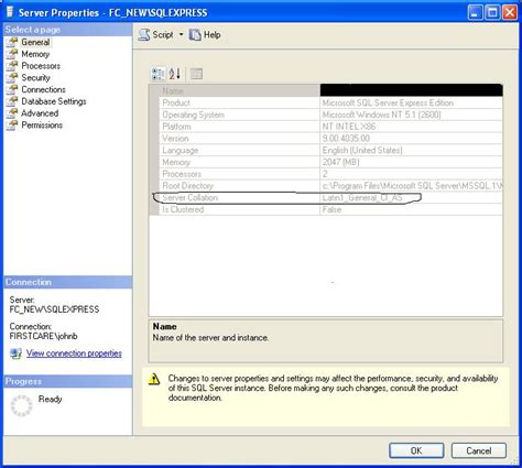 Create New DB SQL Server Collation 的图像结果