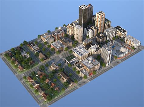Modern minecraft city maps - kjklmale