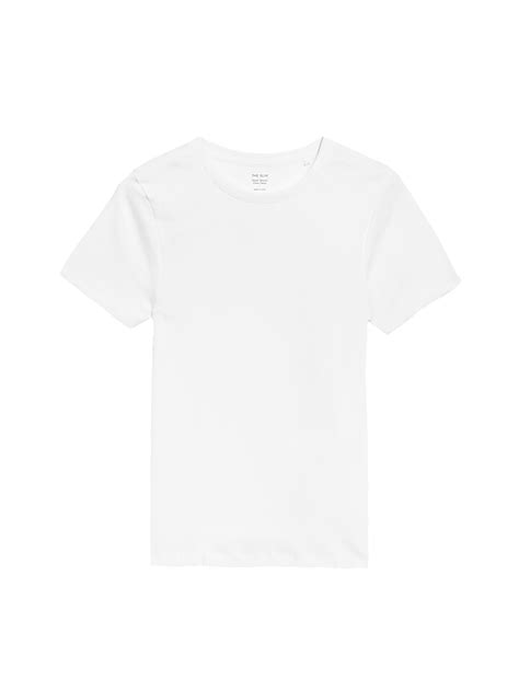 Buy Pure Cotton Slim Fit T-Shirt at Marks & Spencer