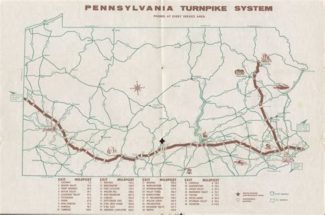 1960's Pennsylvania State Road Maps