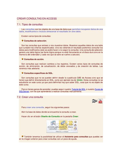 Image result for Access Consultas Tutorial