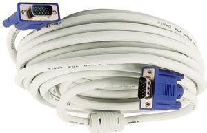 HI-PLASST VGA Cable 10 m VGA to VGA Cable (Male to Male), High Speed ...