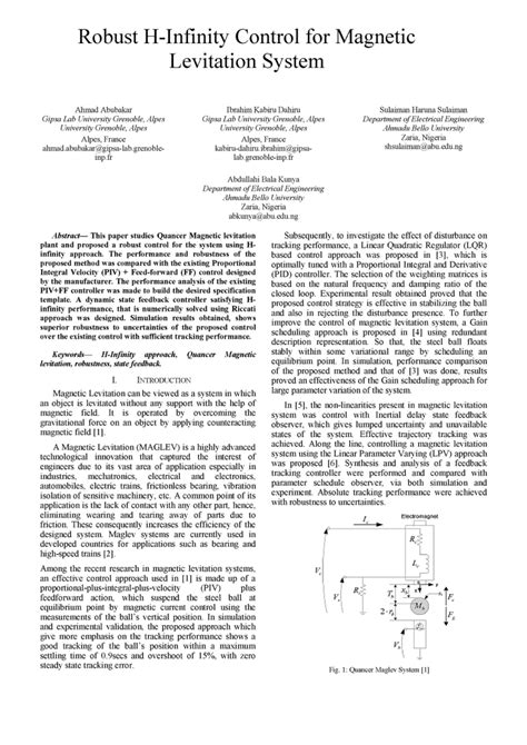 Image result for H Infinity Control