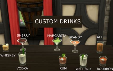 Image result for Sims 4 Alcohol Mod
