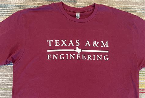 Maroon Texas A&M Engineering T-Shirt - Products - Texas A&M University ...