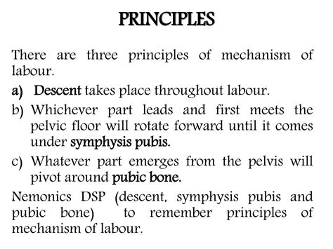 Mechanism of normal labour | PPTX