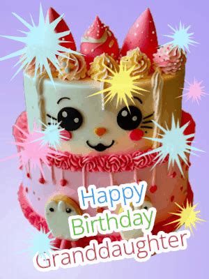 Happy Birthday Granddaughter GIF 110