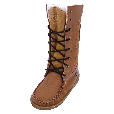 Women's Laurentian Chief 12" Mid-Calf Moccasin Winter Snowshoe Boots ...
