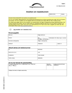 18 Printable Application For Travel Document Forms and Templates ...