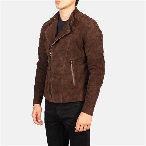 Faisor Mocha Suede Biker Jacket – Good Leather Garments
