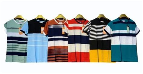 Mens Full Sleeve T Shirt - Round Neck Striped T Shirts Trader ...