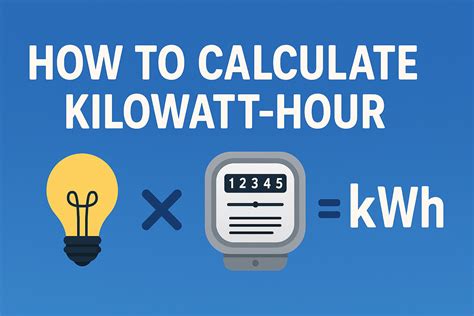 Calculation For Kwh